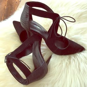 Topshop strappy pumps